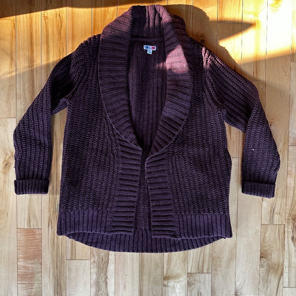 Chunky LL Bean cardigan